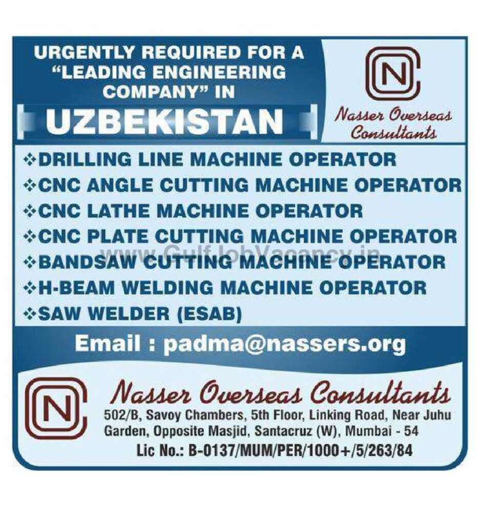 Uzbekistan Jobs And Vacancies